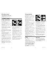 Предварительный просмотр 20 страницы Hoover F7458950 Owner'S Manual