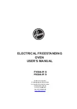 Hoover FEC66.01 S User Manual preview