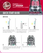 Hoover FH55000 Quick Start Manual предпросмотр