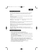 Предварительный просмотр 5 страницы Hoover FREESPACE User Instructions