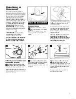 Предварительный просмотр 3 страницы Hoover Futura S3559 Owner'S Manual