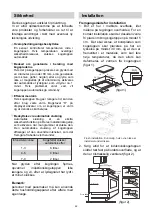 Предварительный просмотр 42 страницы Hoover H-HOB 300 Instruction Manual