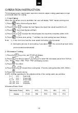 Preview for 14 page of Hoover H-MICROWAVE 500 User Instructions