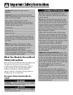 Preview for 2 page of Hoover HAV-1 Use & Care Manual