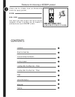 Preview for 2 page of Hoover HC-P5-HKA User Manual