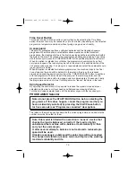 Preview for 13 page of Hoover HC6 160E Instructions For Use Manual