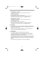 Preview for 18 page of Hoover HC6 160E Instructions For Use Manual