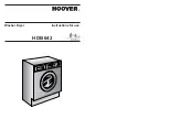 Предварительный просмотр 1 страницы Hoover HDB 642 Instructions For Use Manual