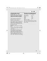 Preview for 13 page of Hoover HDC 60E User Manual