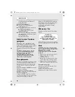 Preview for 42 page of Hoover HDC 60E User Manual