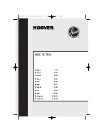 Hoover HDC 75 TEX User Manual preview