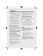 Preview for 42 page of Hoover HDC 75 TEX User Manual