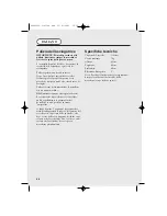 Preview for 48 page of Hoover HDC 75 TEX User Manual