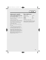 Preview for 59 page of Hoover HDC 75 TEX User Manual