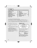 Preview for 62 page of Hoover HDC 75 TEX User Manual