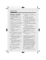 Preview for 126 page of Hoover HDC 75 TEX User Manual