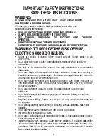 Preview for 3 page of Hoover HH87-LX2-ID Owner'S Manual