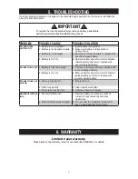 Preview for 9 page of Hoover HH87-LX2-ID Owner'S Manual