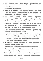 Preview for 66 page of Hoover HI624TCT Instruction Manual