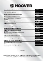 Preview for 2 page of Hoover HI642DB1 Instruction Manual