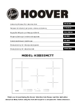 Hoover HIES55MCTT Instruction Manual preview