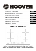 Preview for 1 page of Hoover HIES55MCTT Instruction Manual