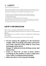 Preview for 3 page of Hoover HMDNB 5182WK User Manual