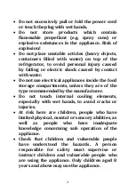 Preview for 6 page of Hoover HMDNB 5182WK User Manual