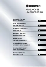 Hoover HMG20C5SB User Instructions preview