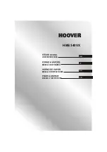 Hoover HMS 340VX User Instructions предпросмотр