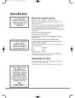 Preview for 6 page of Hoover HNV 375 Instruction Book