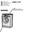 Hoover HNWS 6125 User Instructions предпросмотр