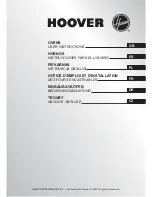 Preview for 1 page of Hoover HOA65VX User Instructions