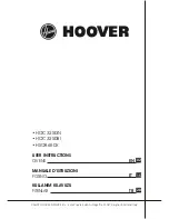 Hoover HOC3250BI User Instructions preview