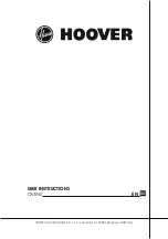 Preview for 1 page of Hoover HOC3B3058IN User Instructions