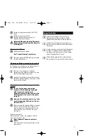 Предварительный просмотр 11 страницы Hoover HOOVER JET & WASH SX 6254 User Instructions