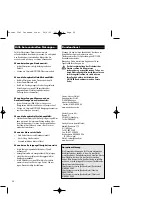 Предварительный просмотр 22 страницы Hoover HOOVER JET & WASH SX 6254 User Instructions