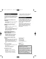 Предварительный просмотр 27 страницы Hoover HOOVER JET & WASH SX 6254 User Instructions