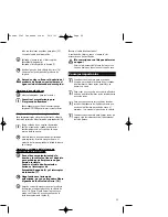 Предварительный просмотр 31 страницы Hoover HOOVER JET & WASH SX 6254 User Instructions