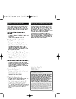 Предварительный просмотр 37 страницы Hoover HOOVER JET & WASH SX 6254 User Instructions