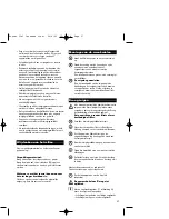 Предварительный просмотр 39 страницы Hoover HOOVER JET & WASH SX 6254 User Instructions