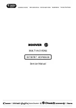Hoover HOP4063X Service Manual preview