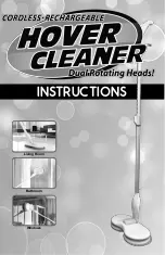 Preview for 1 page of Hoover HOVER CLEANER Instructions Manual