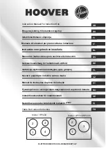 Предварительный просмотр 1 страницы Hoover HPI342 Instruction Manual