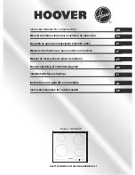 Hoover HPI44PW Instruction Manual предпросмотр