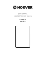 Hoover HTO552B User Manual preview