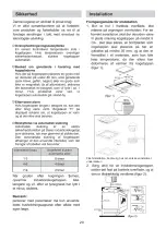 Предварительный просмотр 20 страницы Hoover HTP644DB1 Instruction Manual