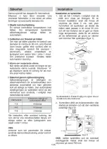 Предварительный просмотр 62 страницы Hoover HTP644DB1 Instruction Manual