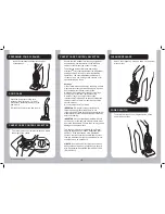 Предварительный просмотр 4 страницы Hoover HU02 User Manual