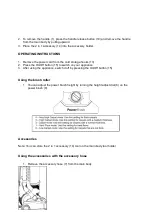 Предварительный просмотр 7 страницы Hoover HU87-TA-ZA Instructions And Warranty